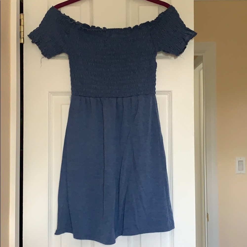 Denim color dress - Picture 2 of 2